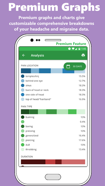 Headache and Migraine Tracker - Image screenshot of android app