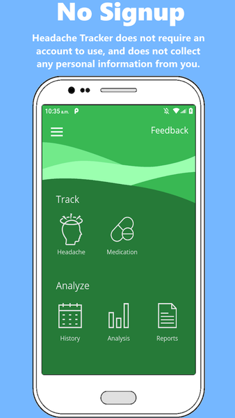 Headache and Migraine Tracker - Image screenshot of android app