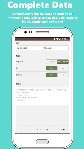 Poop Tracker - Toilet Log - Image screenshot of android app