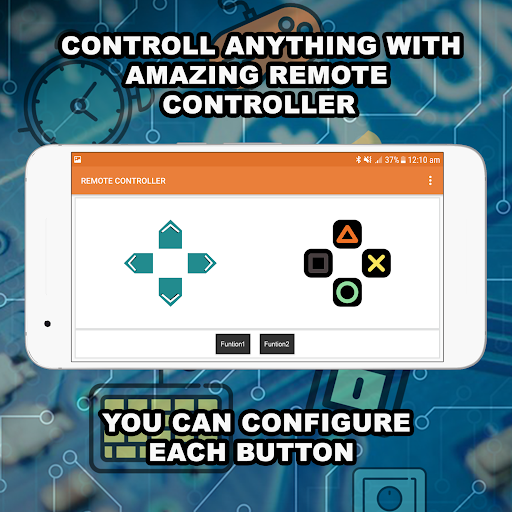 Arduino Bluetooth Controller - Image screenshot of android app