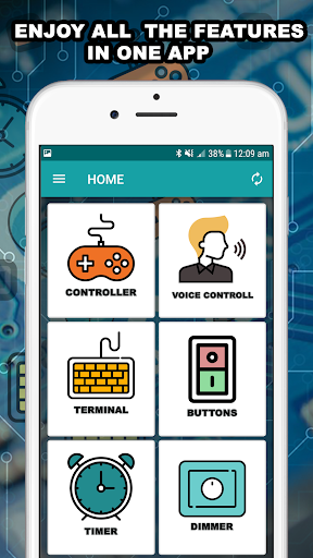 Arduino Bluetooth Controller - Image screenshot of android app