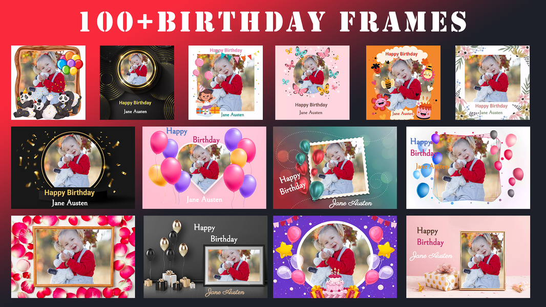 Birthday Greeting Card Maker - Image screenshot of android app