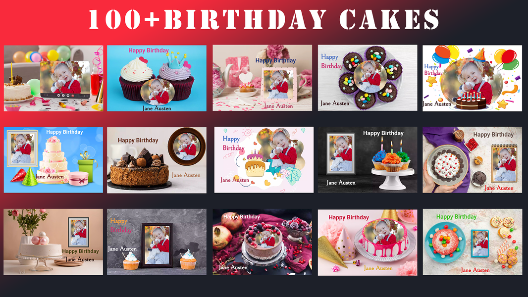 Birthday Greeting Card Maker - Image screenshot of android app