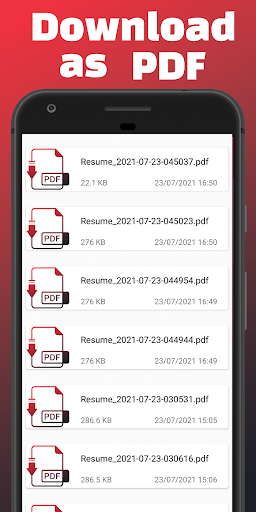 Resume Builder US - Image screenshot of android app