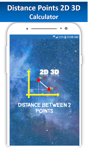 Distance Points 2D 3D Calculator - عکس برنامه موبایلی اندروید