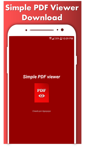 Simple PDF viewer Free - عکس برنامه موبایلی اندروید