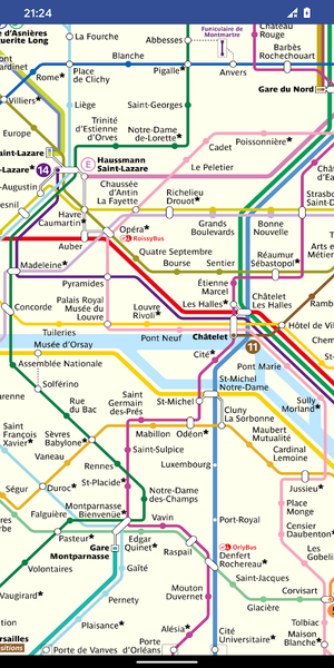 Metro Map: Paris (Offline) - عکس برنامه موبایلی اندروید