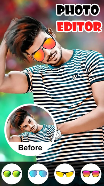 Sunglasses Photo Editor ۲۰۲۴ - عکس برنامه موبایلی اندروید