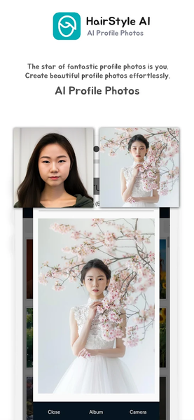 HairStyle AI - عکس برنامه موبایلی اندروید
