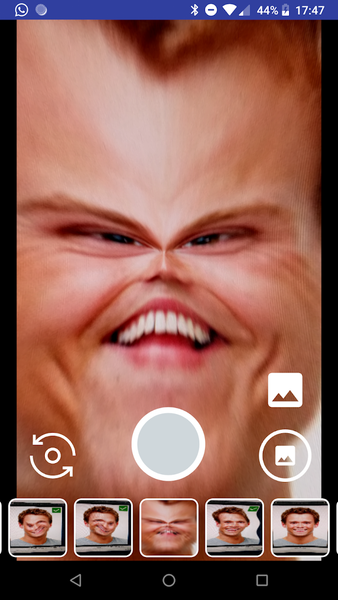 Crazy Face Camera Live Effects - Image screenshot of android app