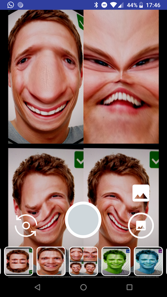 Crazy Face Camera Live Effects - Image screenshot of android app