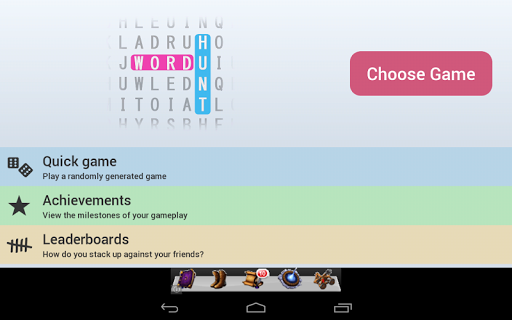 Word Hunt - Gameplay image of android game