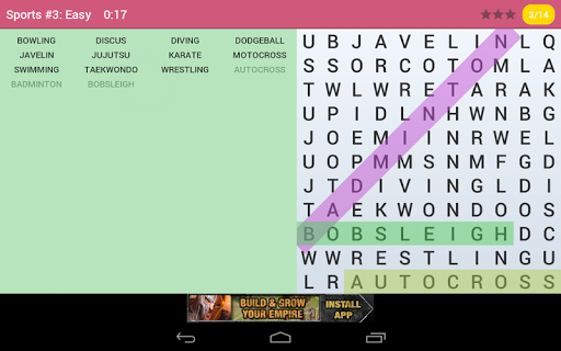 Word Hunt - Gameplay image of android game