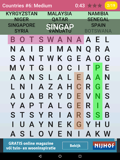 Word Hunt - Gameplay image of android game