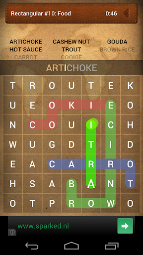 Word Snake - Word Search Game - Gameplay image of android game