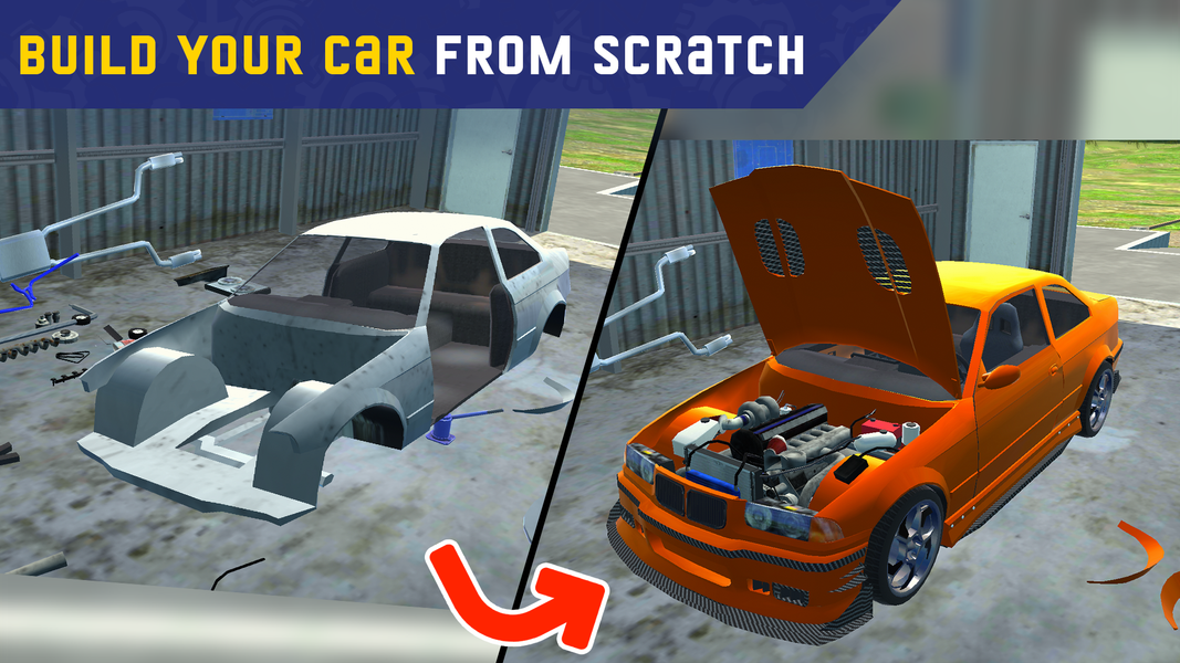 My First Summer Car: Mechanic - Gameplay image of android game
