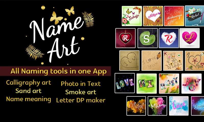 Name Art Photo Editing App Ai - عکس برنامه موبایلی اندروید