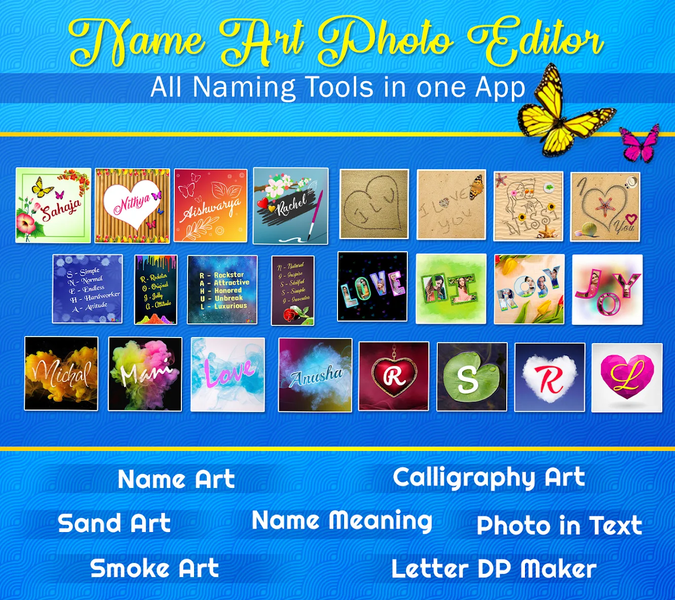 Name Art Photo Editing App Ai - عکس برنامه موبایلی اندروید