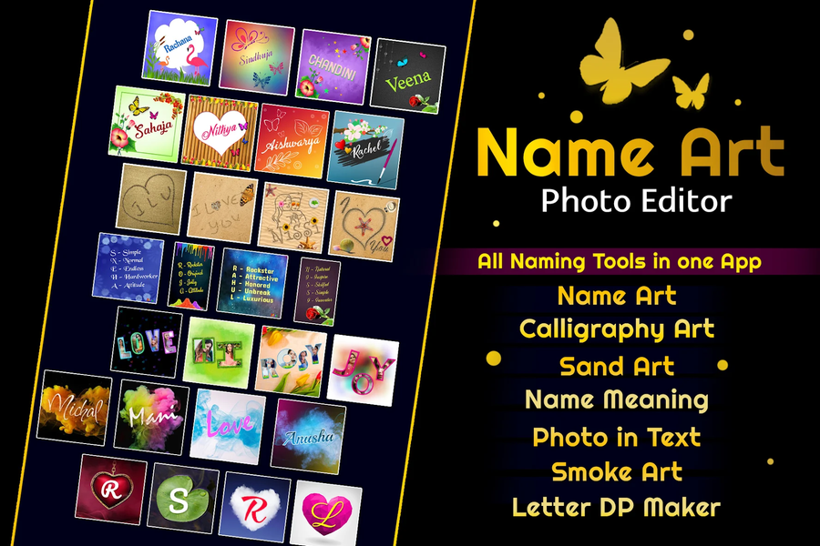 Name Art Photo Editing App Ai - عکس برنامه موبایلی اندروید