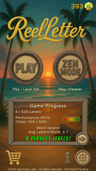 ReelLetter™ - Gameplay image of android game