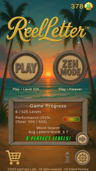 ReelLetter™ - Gameplay image of android game