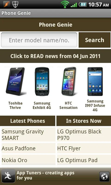 Phone Genie - GSMArena Browser - Image screenshot of android app