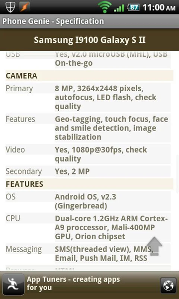 Phone Genie - GSMArena Browser - Image screenshot of android app
