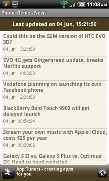 Phone Genie - GSMArena Browser - Image screenshot of android app