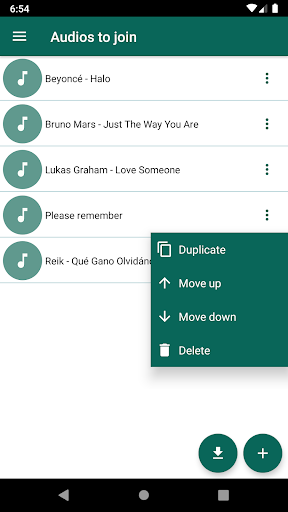 Audio Joiner - عکس برنامه موبایلی اندروید