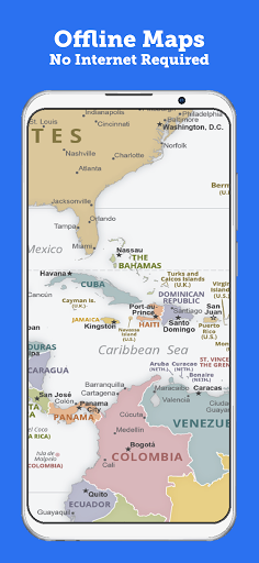 World Map 2021 FREE - عکس برنامه موبایلی اندروید