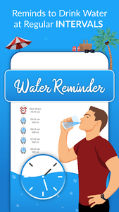 Water Reminder : Track Drinking - عکس برنامه موبایلی اندروید