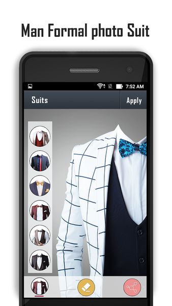 Man Blazer Photo Suit Montage - Image screenshot of android app