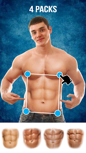 Man Abs Editor: Men Six pack, - Image screenshot of android app