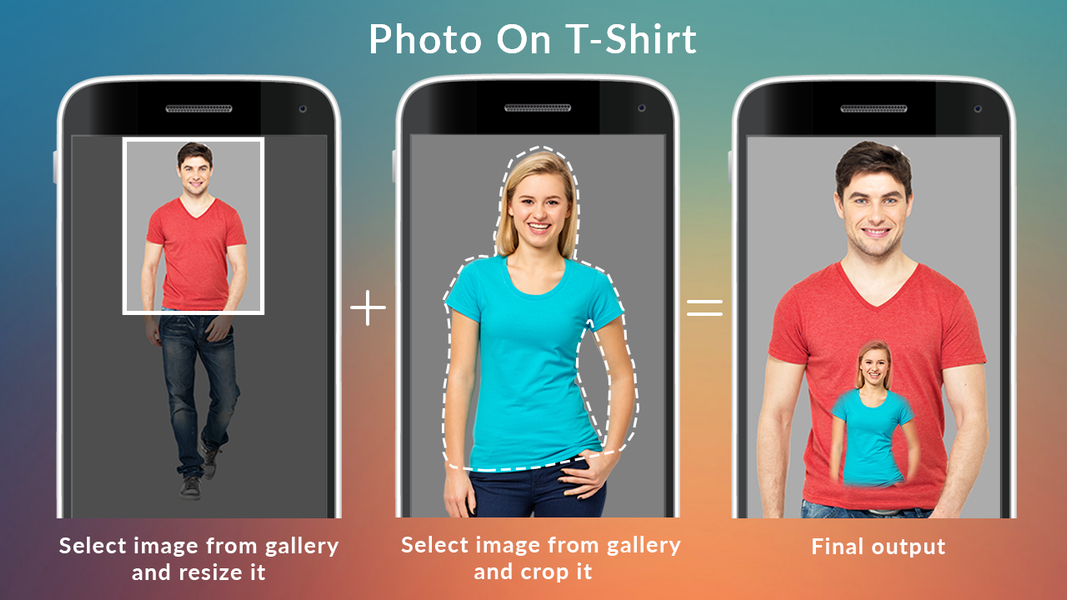 TShirt photo maker :Photo on t - Image screenshot of android app