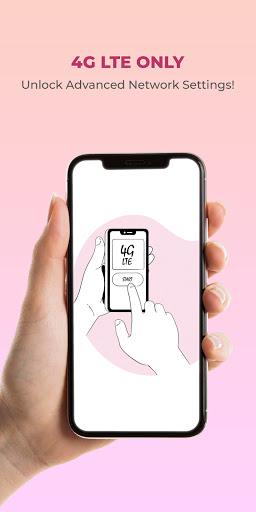 4G LTE Mode - 4G LTE Only - Image screenshot of android app