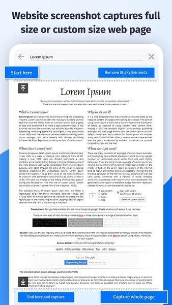 Long: Full Screenshot Capture - عکس برنامه موبایلی اندروید