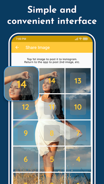 Grid Maker - Post Photo Split - عکس برنامه موبایلی اندروید
