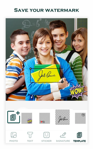 Watermark: Logo, Text on Photo - عکس برنامه موبایلی اندروید