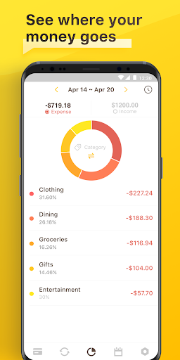 Checkbook - Account Tracker - عکس برنامه موبایلی اندروید