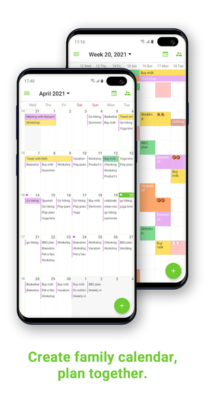 Family Shared Calendar: FamCal - عکس برنامه موبایلی اندروید