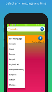 Voice Search - عکس برنامه موبایلی اندروید
