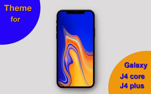 Theme for Galaxy J۴ core. J۴ Plus wallpaper - عکس برنامه موبایلی اندروید