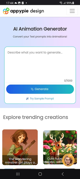 AI Animation Generator - Image screenshot of android app