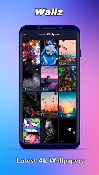 Wallz : 8K Wallpaper - HD, 4K - Image screenshot of android app