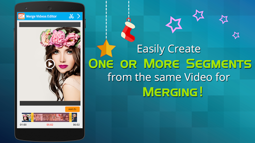 Merge Video Editor Join Trim - عکس برنامه موبایلی اندروید