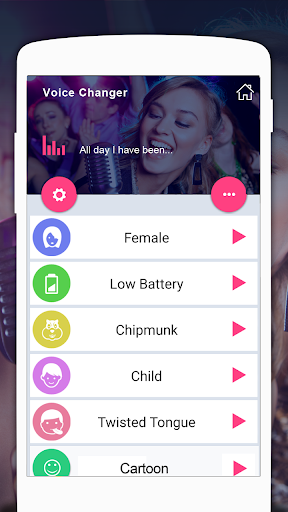 Change Your Voice with Sound Effects and Recorder - Image screenshot of android app