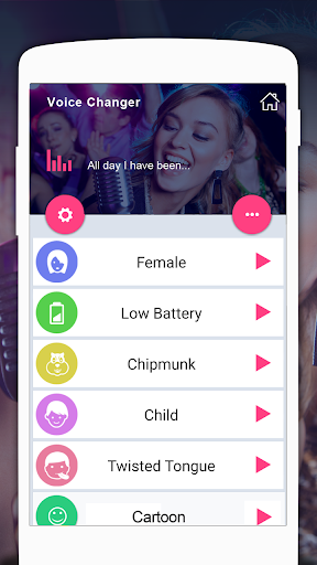 Change Your Voice with Sound Effects and Recorder - عکس برنامه موبایلی اندروید