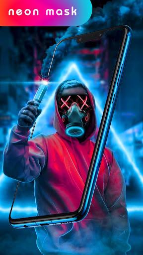 Neon Mask Wallpaper : LED Purge Wallpaper 2020 - Image screenshot of android app