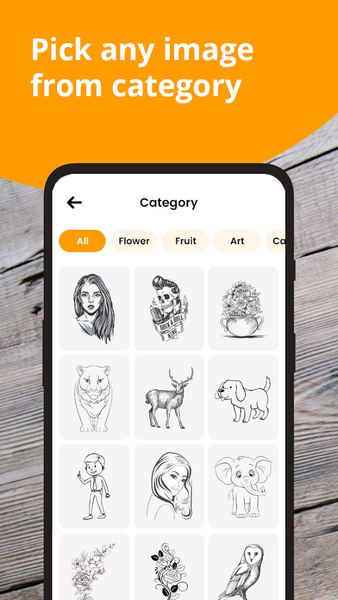 AI Drawing Trace & Sketch - عکس برنامه موبایلی اندروید