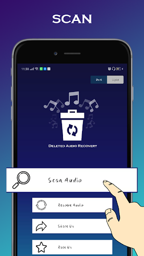 Deleted Audio Recovery app - Image screenshot of android app